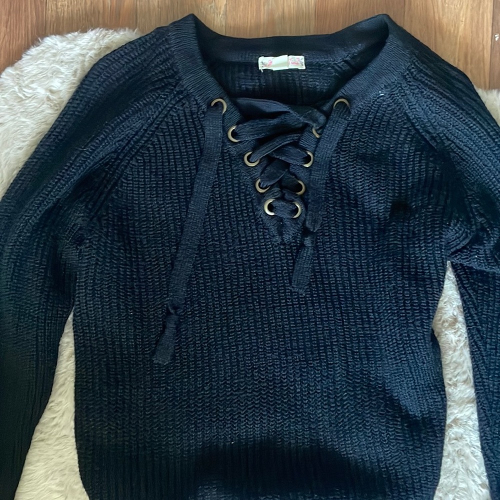Black Knit Sweater